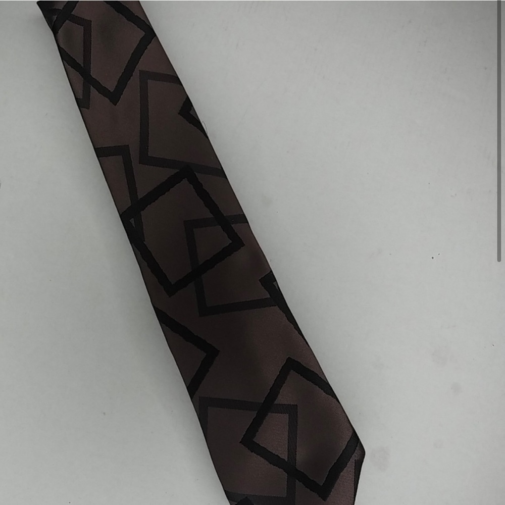 GIVENCHY Polyester-Silk Blend Abstract Tie